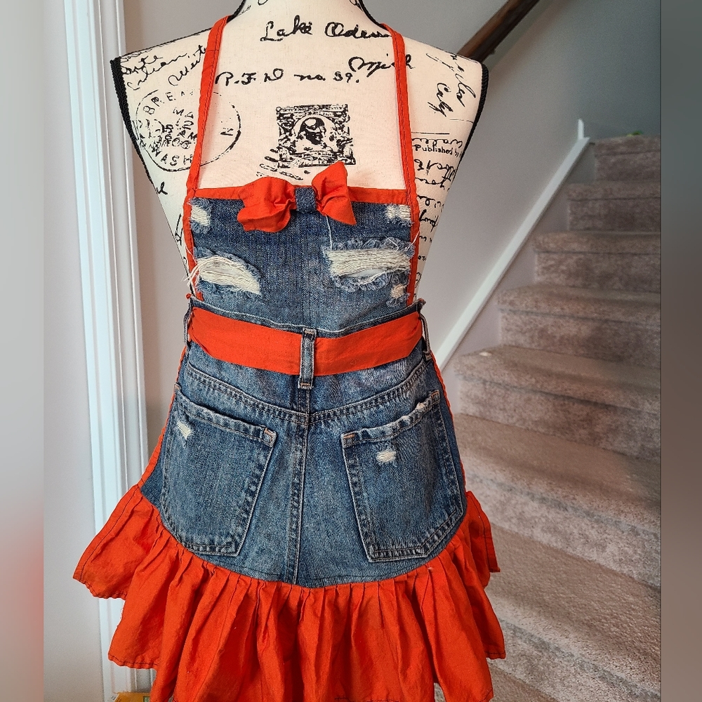 Womens Denim Apron